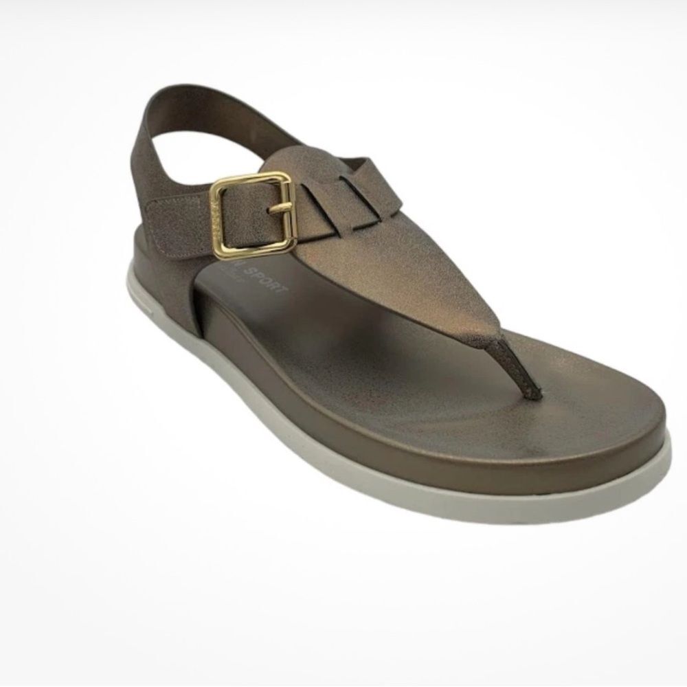 New Urban Freya Bronze Metallic Luxe Footwear sandals size 7.5